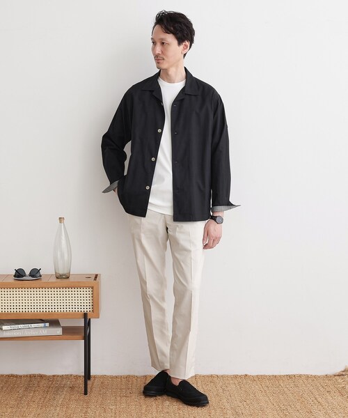 TAKEO KIKUCHI(タケオキクチ)の「【羽織】ダブルフェイス シャツ 羽織り(シャツ/ブラウス・メンズ・ブラウン系その他/ブラック・02/03/04)」の20枚目の写真