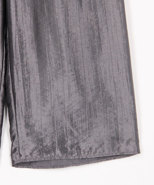 NICOLE white（ニコルホワイト）の「シャイニーパンツ（その他パンツ・レディース・チャコール/ベージュ・FREE）」の8枚目の写真