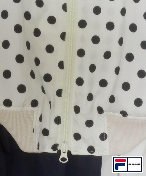 FRAPBOIS(フラボア)の「FILA×FRAPBOISブルゾン(ブルゾン・レディース・ブラック/クリーム・1/2)」の9枚目の写真
