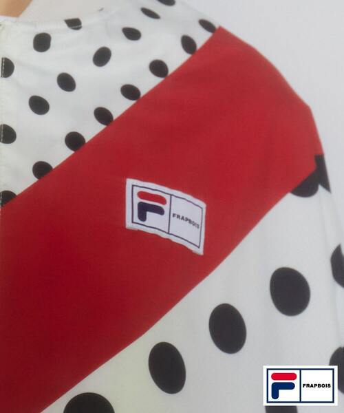 FRAPBOIS(フラボア)の「FILA×FRAPBOISブルゾン(ブルゾン・レディース・ブラック/クリーム・1/2)」の10枚目の写真