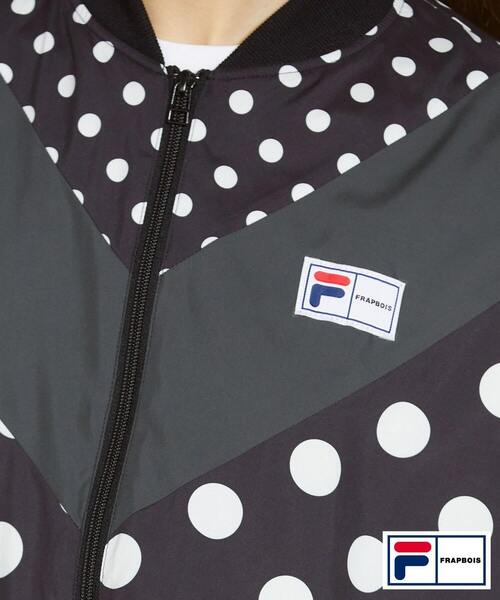 FRAPBOIS×FILA コラボ　ブルゾン　ベージュ FILA×FRAPBOISブルゾン｜BIGI online store - ビギ