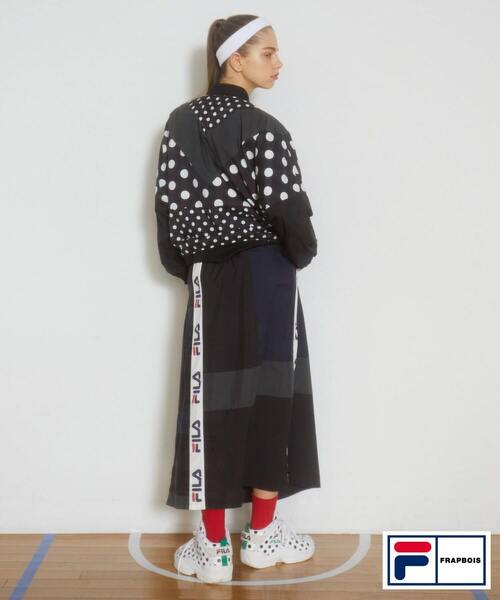FRAPBOIS(フラボア)の「FILA×FRAPBOISブルゾン(ブルゾン・レディース・ブラック/クリーム・1/2)」の21枚目の写真