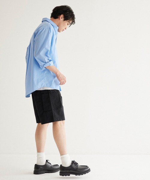 coca(coca)(コカ)の「【WEB限定セール】ワッシャーナイロンカーゴショートパンツ(カーゴパンツ・メンズ・ブラック/カーキ・M/L/XL)」の3枚目の写真