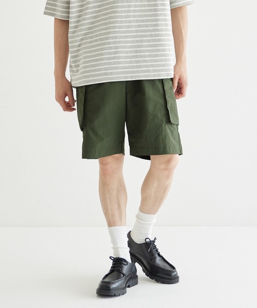 coca(coca)(コカ)の「【WEB限定セール】ワッシャーナイロンカーゴショートパンツ(カーゴパンツ・メンズ・ブラック/カーキ・M/L/XL)」の6枚目の写真