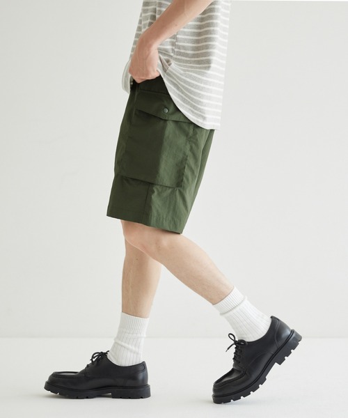 coca(coca)(コカ)の「【WEB限定セール】ワッシャーナイロンカーゴショートパンツ(カーゴパンツ・メンズ・ブラック/カーキ・M/L/XL)」の8枚目の写真