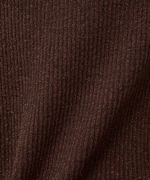 LIVETART（リヴェタート）の「ラメリブタンク（ニット/セーター・レディース・グレー/ブラウン・FREE）」の18枚目の写真