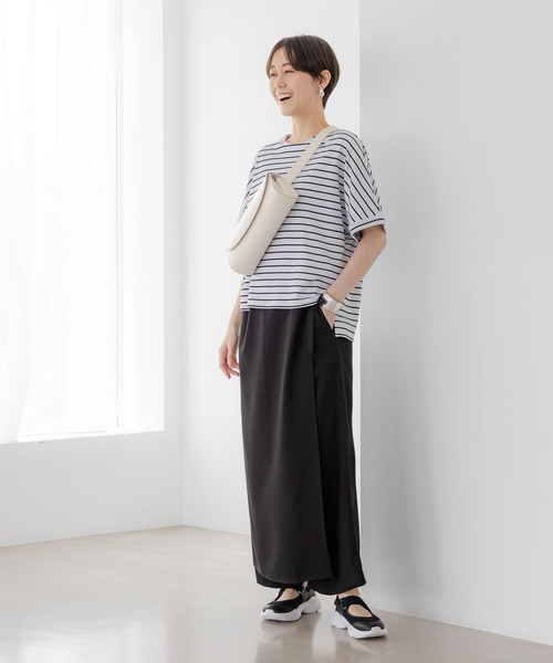 Elura（エルーラ）の「サラサラリラクシーナロー風パンツ＜低身長サイズあり＞/321523（その他パンツ・レディース・ネイビー/オフホワイト/ブラック/ブラック系その他・FREE(S)/LARGE/MEDIUM）」の15枚目の写真