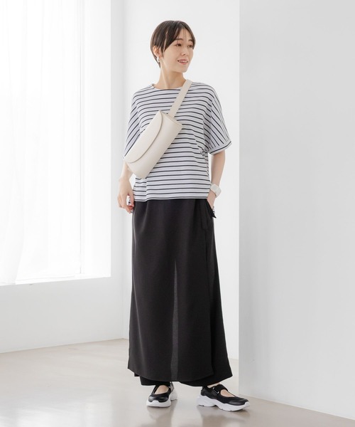 Elura（エルーラ）の「サラサラリラクシーナロー風パンツ＜低身長サイズあり＞/321523（その他パンツ・レディース・ネイビー/オフホワイト/ブラック/ブラック系その他・FREE(S)/LARGE/MEDIUM）」の16枚目の写真