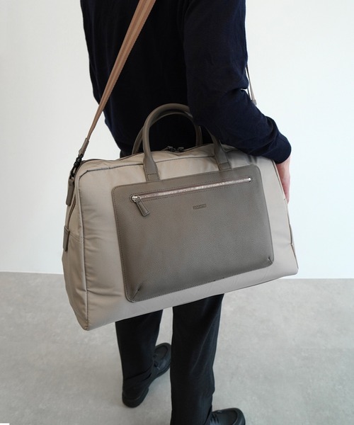 MACKINTOSH PHILOSOPHY(マッキントッシュ フィロソフィー)の「ボストンバッグ グリーノツク 17735(ボストンバッグ・メンズ・ベージュ系その他/ブラック/ネイビー・FREE)」の4枚目の写真