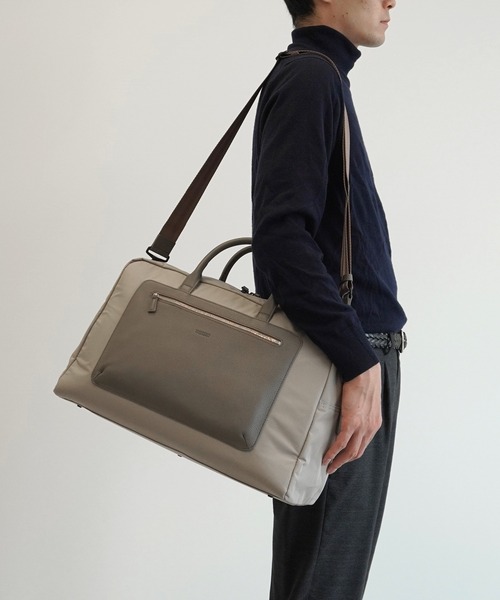 MACKINTOSH PHILOSOPHY(マッキントッシュ フィロソフィー)の「ボストンバッグ グリーノツク 17735(ボストンバッグ・メンズ・ベージュ系その他/ブラック/ネイビー・FREE)」の6枚目の写真