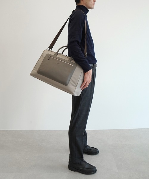 MACKINTOSH PHILOSOPHY(マッキントッシュ フィロソフィー)の「ボストンバッグ グリーノツク 17735(ボストンバッグ・メンズ・ベージュ系その他/ブラック/ネイビー・FREE)」の7枚目の写真