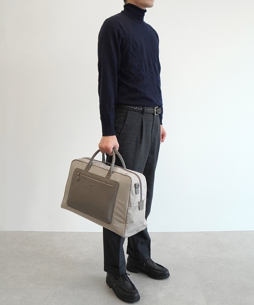 MACKINTOSH PHILOSOPHY(マッキントッシュ フィロソフィー)の「ボストンバッグ グリーノツク 17735(ボストンバッグ・メンズ・ベージュ系その他/ブラック/ネイビー・FREE)」の8枚目の写真