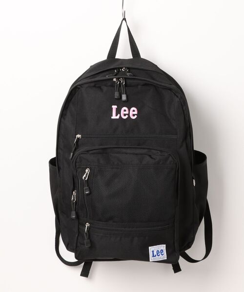 Lee リーリュック 2層式 大容量 33.5L 多ポケット 14ポケット B4