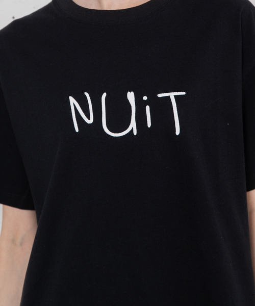 POU DOU DOU(プードゥドゥ)の「ロゴ刺繍Tシャツ(Tシャツ/カットソー・レディース・オフホワイト/ライトイエロー/ブラック・M)」の21枚目の写真