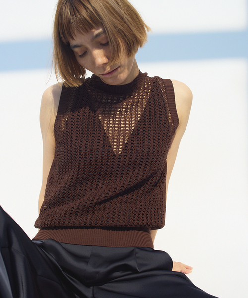 IENA（イエナ）の「【EMILY WEEK × IENA】コットンスムース ブラキャミソール（その他アンダーウェア/インナー・レディース・ブラック/カーキ・36/38）」の6枚目の写真