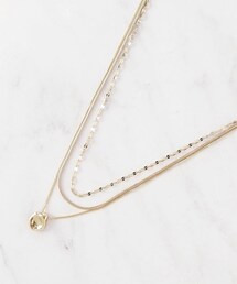 UNTITLED | 【ステンレス】レイヤードチェーンネックレス(ネックレス)