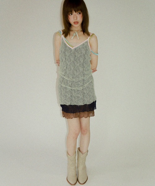 itimi josh and he yang キャミソール SHEER LACE CAMISOLE / シアーレースキャミソール（キャミソール