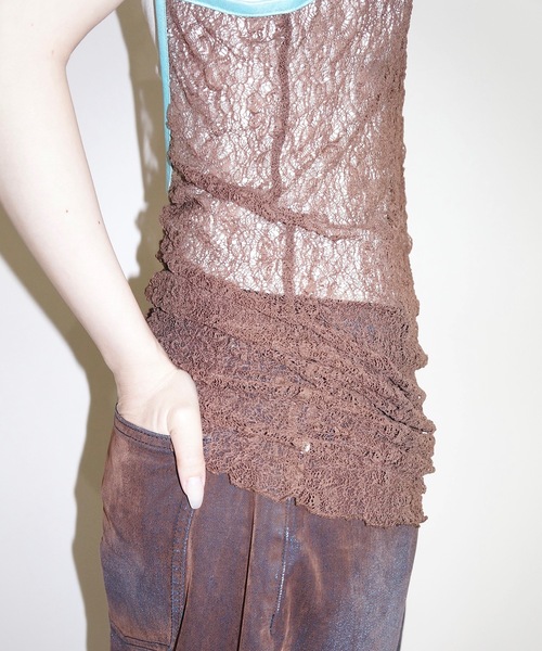 キャミソール SHEER LACE CAMISOLE igi キャミソール SHEER LACE CAMISOLE / シアーレース