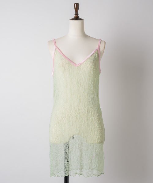 SHEER LACE CAMISOLE / シアーレースキャミソール（キャミソール