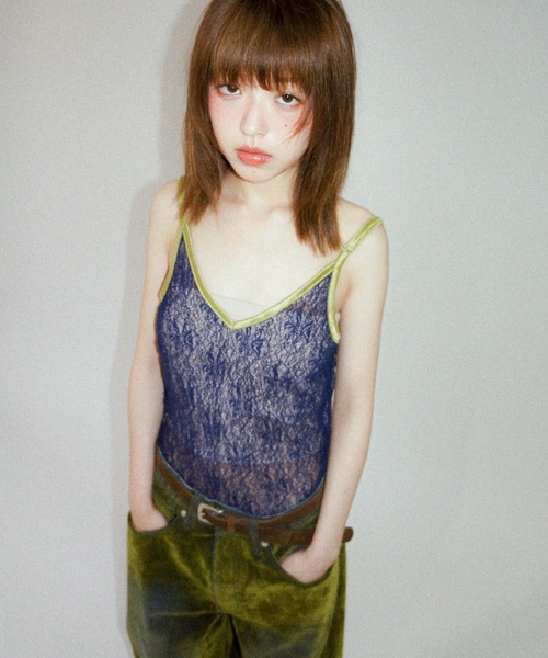 シアーレースキャミソール SHEER LACE CAMISOLE / シアーレースキャミソール（キャミソール