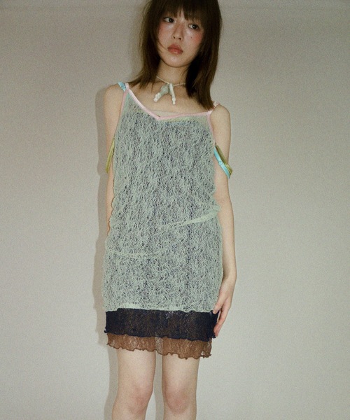 itimi josh and he yang キャミソール SHEER LACE CAMISOLE / シアーレースキャミソール（キャミソール