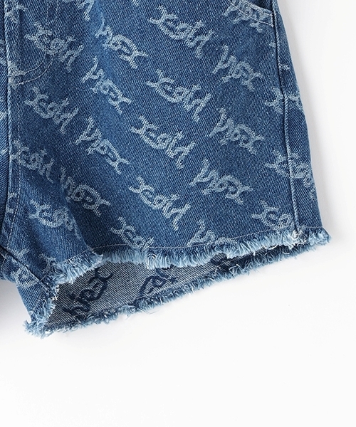 X-girl Stages（エックスガールステージス）の「ロゴジャガードデニムショートパンツ（デニムパンツ・キッズ・ブラック/ライトブルー・120cm/130cm/140cm/90cm/110cm/100cm）」の18枚目の写真