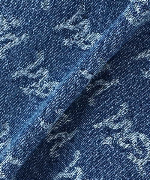 X-girl Stages（エックスガールステージス）の「ロゴジャガードデニムショートパンツ（デニムパンツ・キッズ・ブラック/ライトブルー・120cm/130cm/140cm/90cm/110cm/100cm）」の17枚目の写真