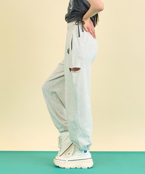 セール】ウエストクロス スウェット ジョガーパンツ（スウェットパンツ