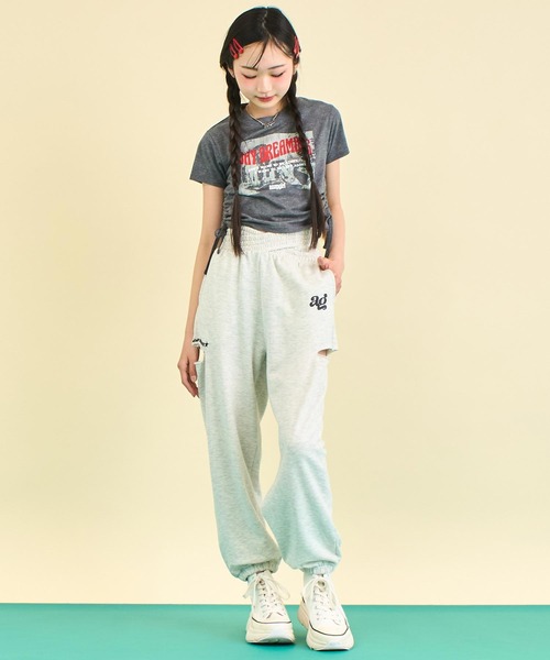 のん☆❤新品！！アルバローザ♥デカロゴ ストレッチ スウェットパンツ❤ なお様専用❤新品！！アルバローザ♥デカロゴ ストレッチスウェット