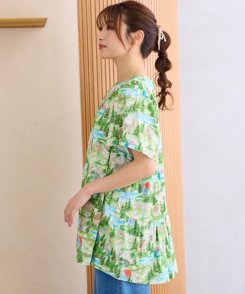ブラウス シャツ 「22fabric」サウナフロック/チュニック レディース セール】【22fabric】サウナフロック/チュニック（シャツ