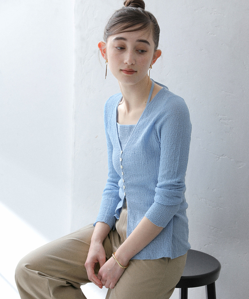 La TOTALITE（ラトータリテ）の「【洗える】チノライクパンツ（その他パンツ・レディース・ネイビー/ベージュ・36/38）」の3枚目の写真