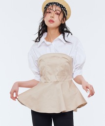 トレンチシャツペプラム《動画あり》