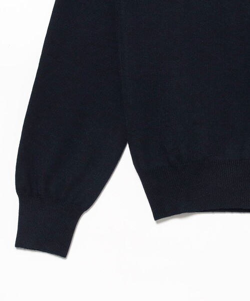 BRILLA per il gusto（ブリッラペルイルグースト）の「GRAN SASSO / ウール 12ゲージ ニットポロシャツ（ポロシャツ・メンズ・ブラック/ベージュ/ネイビー・46/44/48/50）」の12枚目の写真