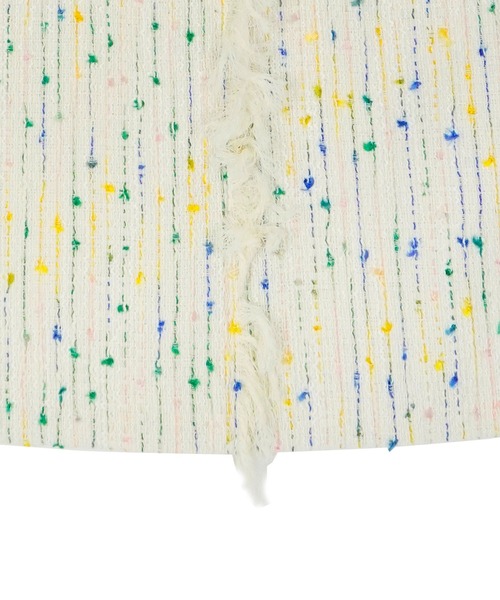 MSGM(エムエスジーエム)の「マルチツィード フリンジワンピース(ワンピース・レディース・マルチ・40)」の5枚目の写真