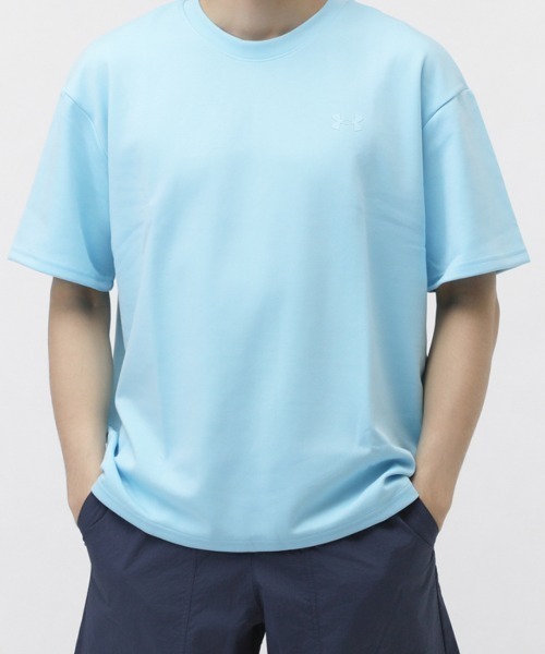 UNDER ARMOUR(アンダーアーマー)の「アンダーアーマー UAアポロ ショートスリーブ Tシャツ(Tシャツ/カットソー・メンズ・ブルー/グレー/ダークグレー/ホワイト・S/M/L/LL/3L)」の4枚目の写真