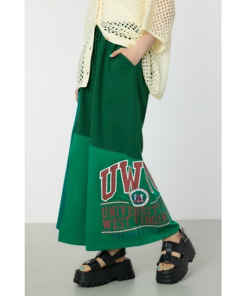 RODEO CROWNS WIDE BOWL(ロデオクラウンズワイドボウル)の「カスタムリメイクスカート(スカート・レディース・ホワイト系その他/ブラック系その他/グリーン系その他・FREE)」の7枚目の写真