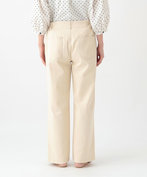 Afternoon Tea（アフタヌーンティー）の「コットンストレートパンツ（その他パンツ・レディース・アイボリー・MEDIUM）」の6枚目の写真