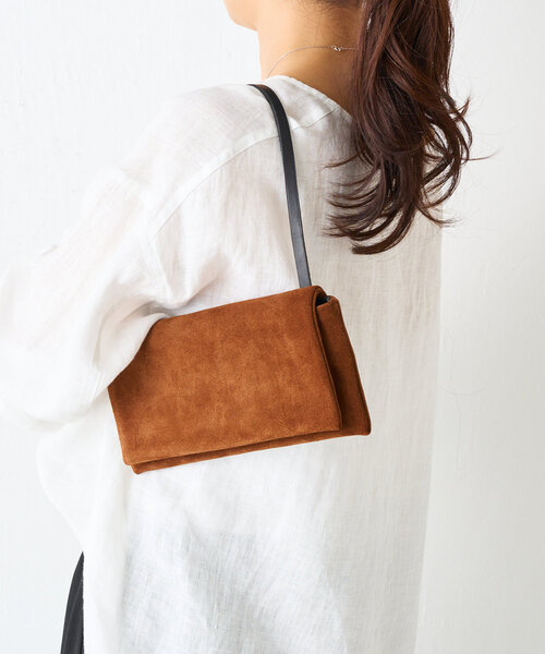 BEARDSLEY（ビアズリー）の「《STEVE MONO》クラッチバッグ（ハンドバッグ・レディース・ブラック/ブラウン・FREE）」の15枚目の写真