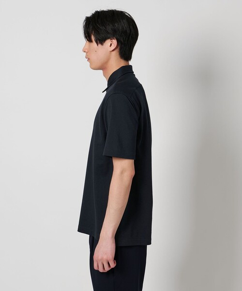 UNITED ARROWS（ユナイテッドアローズ）の「カノコ ワンピースカラー ポロシャツ COMFORT EASY-MODEL -抗菌防臭-（ポロシャツ・メンズ・ホワイト/ライトグレー/ネイビー/オリーブ・M/L/S/XL）」の7枚目の写真