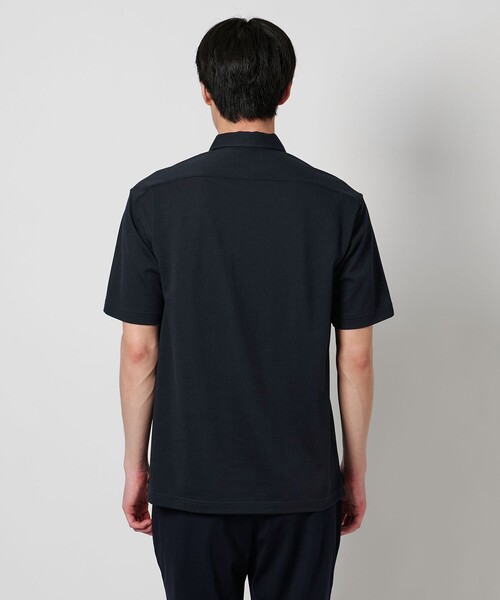 UNITED ARROWS（ユナイテッドアローズ）の「カノコ ワンピースカラー ポロシャツ COMFORT EASY-MODEL -抗菌防臭-（ポロシャツ・メンズ・ホワイト/ライトグレー/ネイビー/オリーブ・M/L/S/XL）」の6枚目の写真