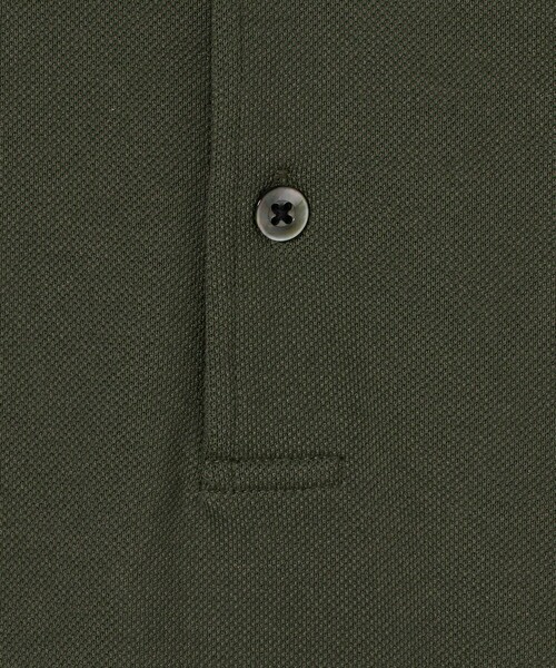 UNITED ARROWS（ユナイテッドアローズ）の「カノコ ワンピースカラー ポロシャツ COMFORT EASY-MODEL -抗菌防臭-（ポロシャツ・メンズ・ホワイト/ライトグレー/ネイビー/オリーブ・M/L/S/XL）」の14枚目の写真