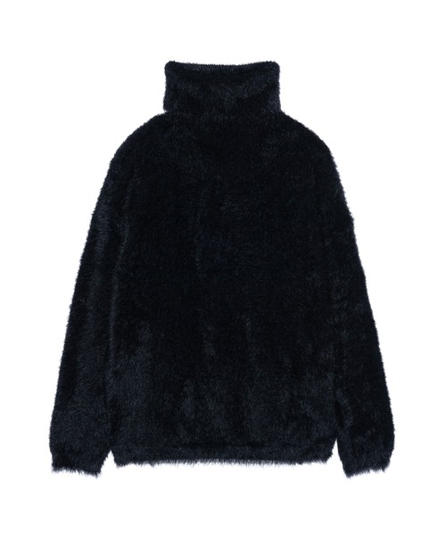 glamb(グラム)の「Feather Turtle Neck Knit / フェザータートルネックニット(ニット/セーター・メンズ・ネイビー/ブラック・M/L)」の3枚目の写真