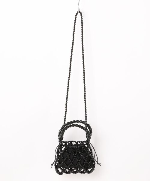 cepo（セポ）の「【aristella】〈2way〉パールショルダーバッグ（ショルダーバッグ・レディース・ブラック/アイボリー・FREE）」の21枚目の写真