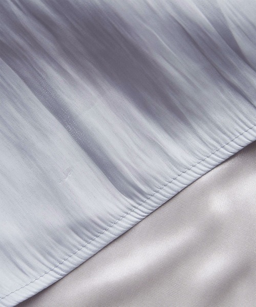 ROPE' PICNIC（ロペピクニック）の「シャイニーリラックスプリーツスカート（スカート・レディース・サックスブルー/ブラウン/ベージュ系その他/ライトグリーン・38）」の10枚目の写真