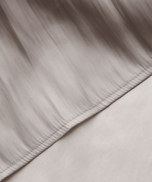 ROPE' PICNIC（ロペピクニック）の「シャイニーリラックスプリーツスカート（スカート・レディース・サックスブルー/ブラウン/ベージュ系その他/ライトグリーン・38）」の14枚目の写真