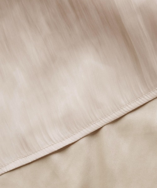 ROPE' PICNIC（ロペピクニック）の「シャイニーリラックスプリーツスカート（スカート・レディース・サックスブルー/ブラウン/ベージュ系その他/ライトグリーン・38）」の13枚目の写真