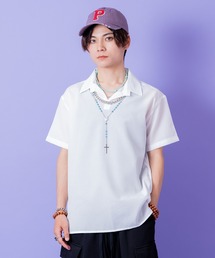 a.p.o.v.（エーピーオービー）の「a.p.o.v. スキッパーポリブラウスポロシャツ（ポロシャツ）」