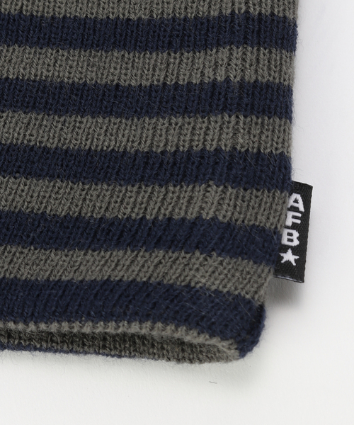 AFB / エーエフビー BORDER SINGLE BEANIE（ニットキャップ
