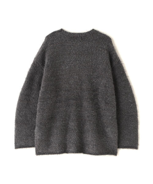 MANOF(マノフ)の「MANOF/マノフ/SHAGGY LAME KNIT TOPS(ニット/セーター・レディース・ミント/グレー/ゴールド・S)」の12枚目の写真