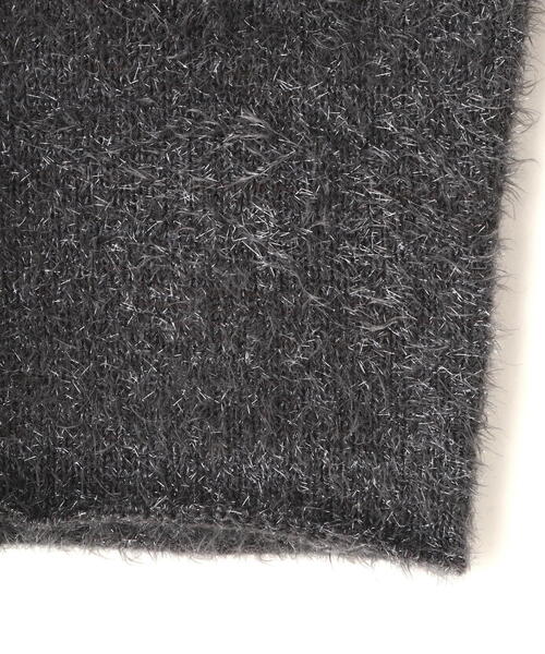 MANOF(マノフ)の「MANOF/マノフ/SHAGGY LAME KNIT TOPS(ニット/セーター・レディース・ミント/グレー/ゴールド・S)」の8枚目の写真